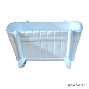 Indiana Glass Milk Glass Cradle Decoration